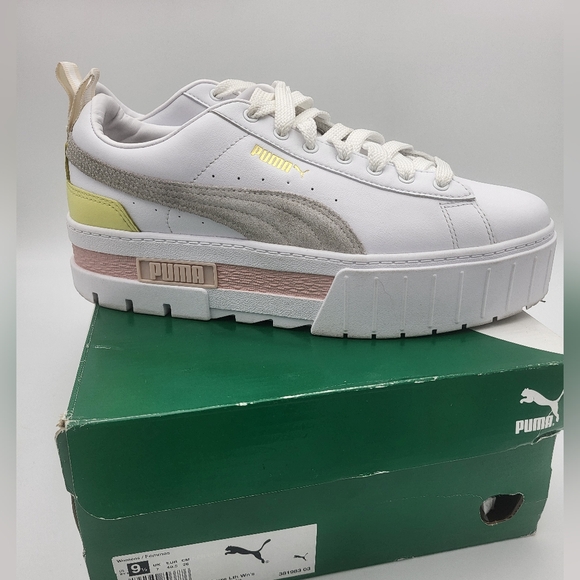 PUMA - Mayze - White-Lotus - Size 9½ - Sneakers - Picture 3 of 13